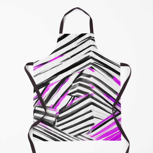 Item preview, Hot Pink and Black Abstract Angular Triangular Design designed and sold by deniselynnimage.
