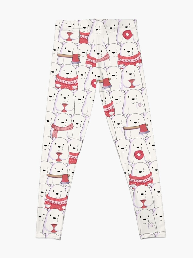 Alternate view of Ice Bear's sweater weather Leggings