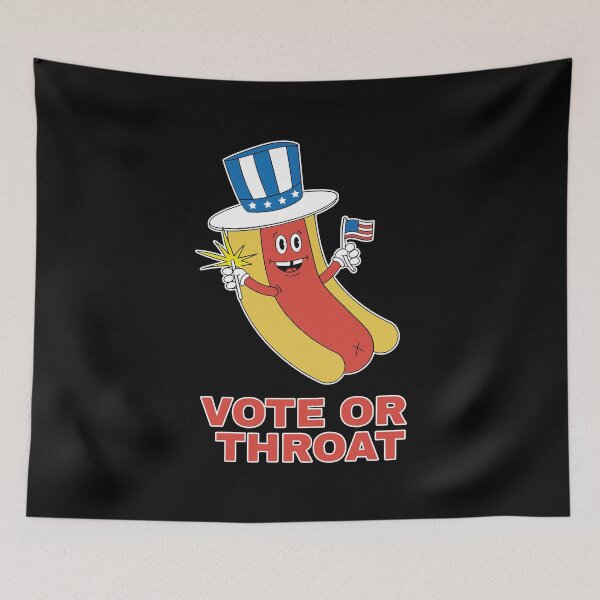Item preview, Vote Or Throat designed and sold by Big Twelve.