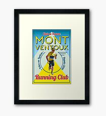 Lámina enmarcada Chris Froome Mont Ventoux Running Club