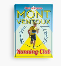 Chris Froome Mont Ventoux Running Club Metal Print