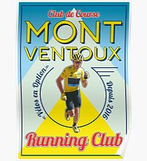 Chris Froome Mont Ventoux Running Club Poster