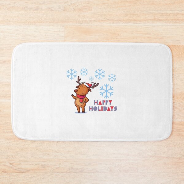 Item preview, Reindeer dressed as Santa Claus - Happy Holidays - Happy Holidays designed and sold by MoshisooPrint.