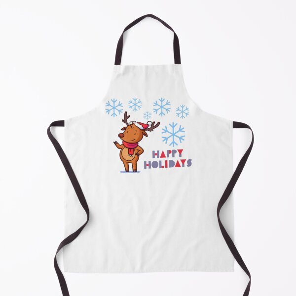 Item preview, Reindeer dressed as Santa Claus - Happy Holidays - Happy Holidays designed and sold by MoshisooPrint.
