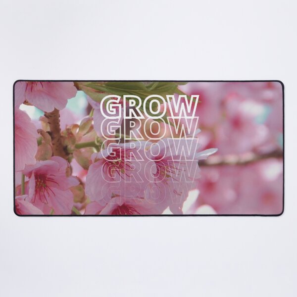 Item preview, GROW (above) - Pure Pink Floral Blossoms designed and sold by AliceSLee.