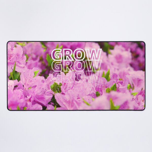 Item preview, GROW (above) - Whimsical Vibrant Violet Field of Flowers designed and sold by AliceSLee.
