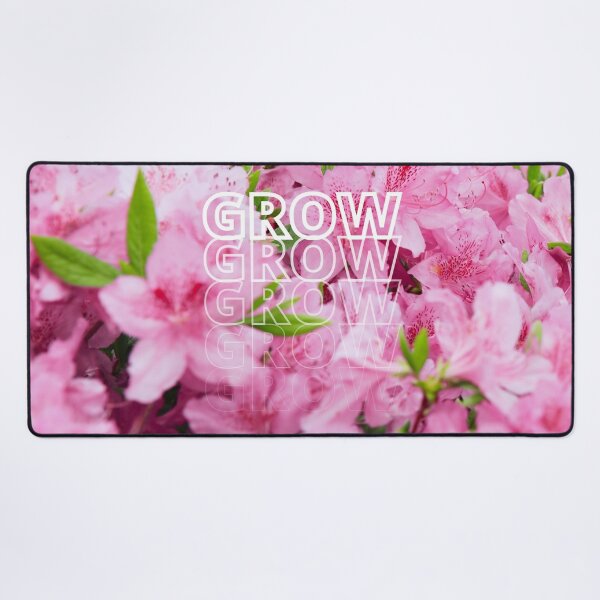 Item preview, GROW (above) - Flirty, Fun, Bright Pink Flowers designed and sold by AliceSLee.
