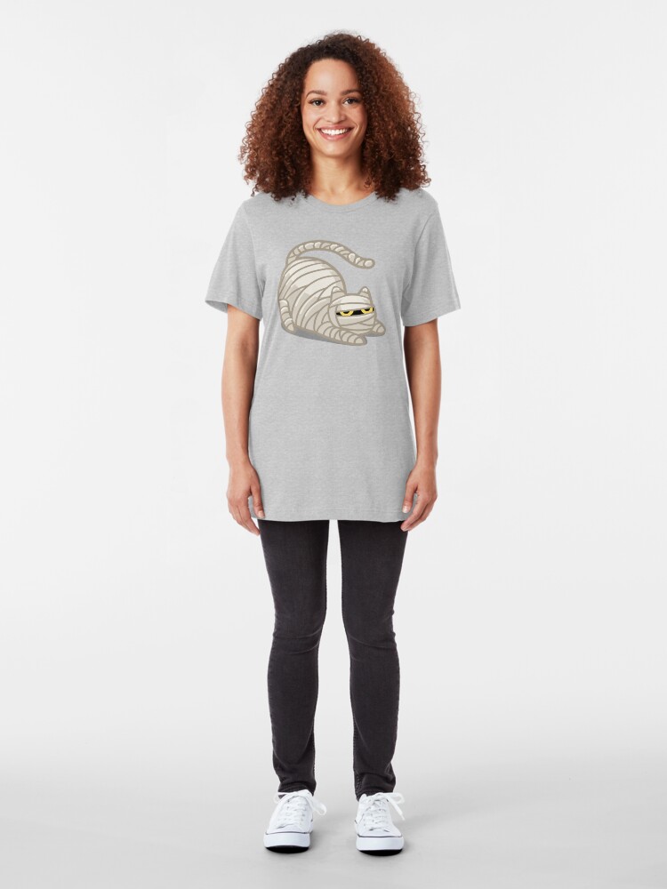 Alternate view of The Mummy Cat! Slim Fit T-Shirt