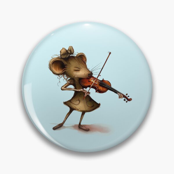 Item preview, Mouse playing the violin designed and sold by ThePurpleMelon.