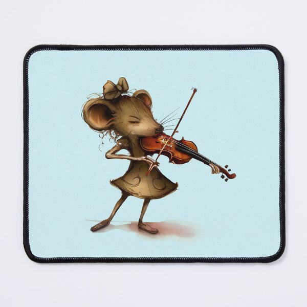 Item preview, Mouse playing the violin designed and sold by ThePurpleMelon.