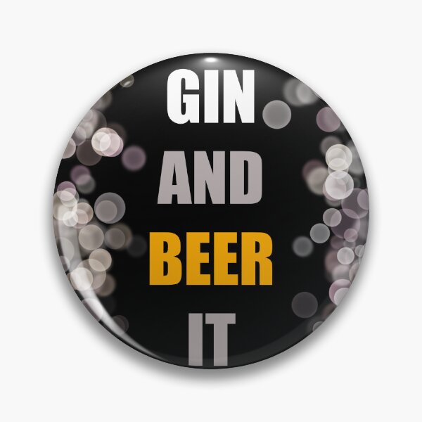 Artikelvorschau, GIN AND BEER IT entworfen und verkauft von DMcK Designs.