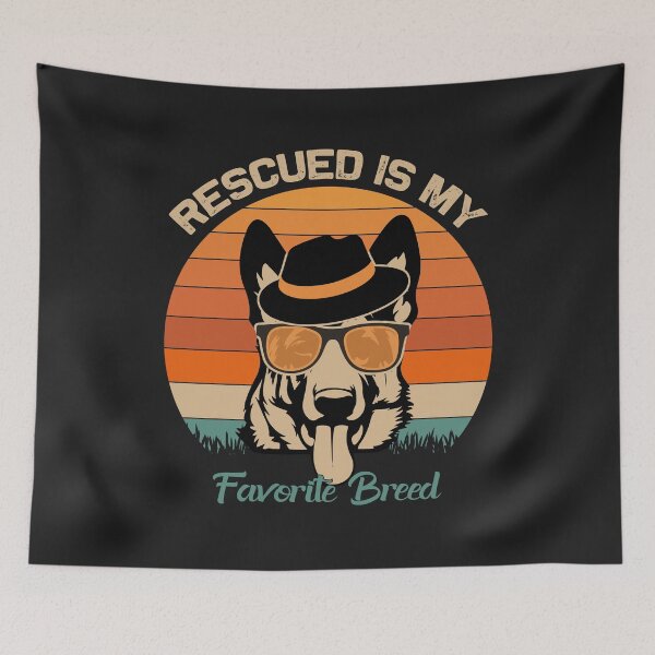Item preview, Rescued Is My Favorite Breed designed and sold by Khalmer ⭐⭐⭐⭐⭐.