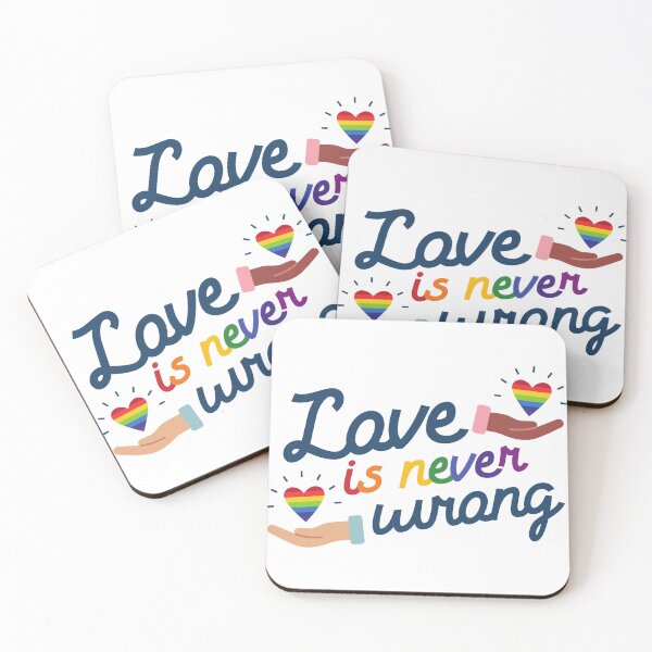 Item preview, Love is never wrong designed and sold by kcgfx.