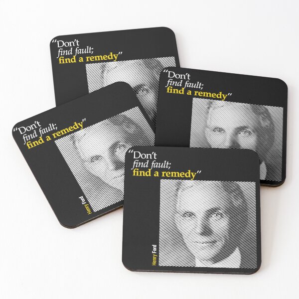 Item preview, Henry Ford's Portrait with a Leadership Quote (inverse) designed and sold by emotica.