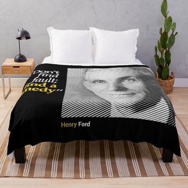 Item preview, Henry Ford's Portrait with a Leadership Quote (inverse) designed and sold by emotica.