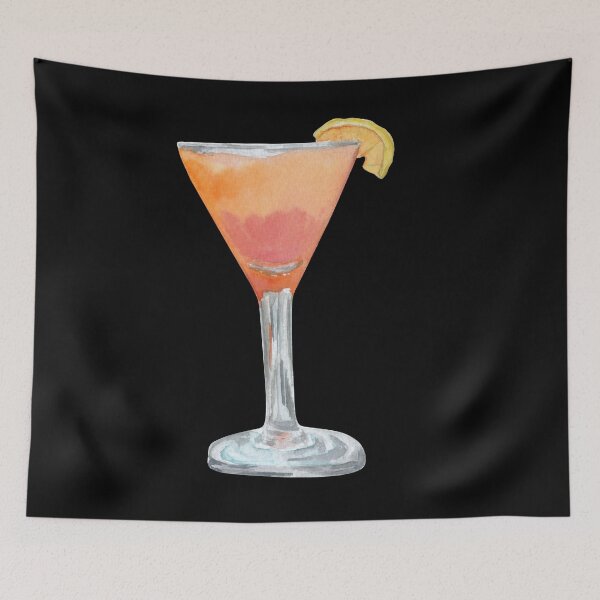 Artikelvorschau, Tequila Sunrise Cocktail entworfen und verkauft von antevasinart.