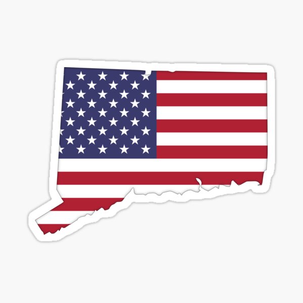 Connecticut — USA Flag Sticker