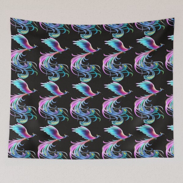 Item preview, COLORFUL PHOENIX  RISING FROM THE BURNING FIRE designed and sold by sailorsam1805.