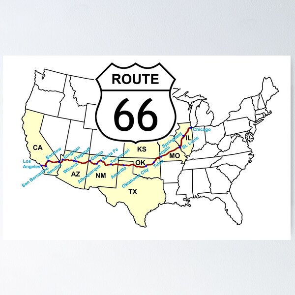 Item preview, Route 66 designed and sold by Carol and Mike Werner.