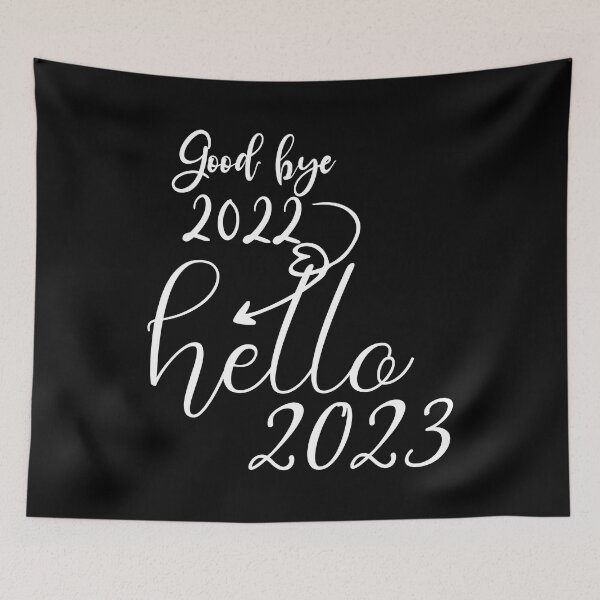 Item preview, hello 2023 good bye 2022 designed and sold by saidox.