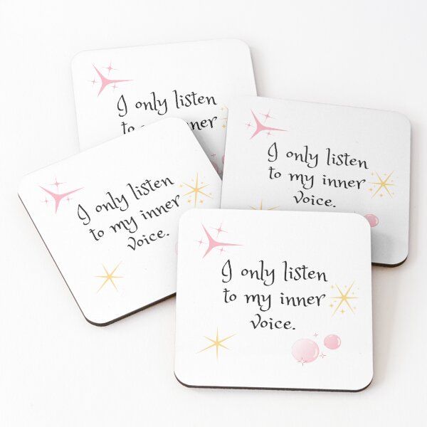 Item preview, I only listen to my inner voice. designed and sold by Ellen Hanney-Saligumba.