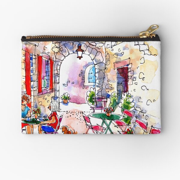 Item preview, Cafe by the Tower. Trausse Minervois, South of France designed and sold by ErinHillStudio.