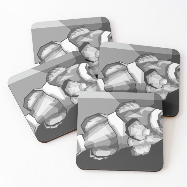 Item preview, Grayscale Koi Fish Artprint designed and sold by Rizky Dwi Aprianda.