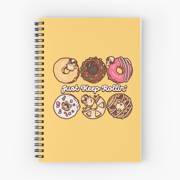 Item preview, Just Keep Rollin' designed and sold by Puglie Pug.