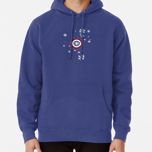 Snow flaked Pullover Hoodie