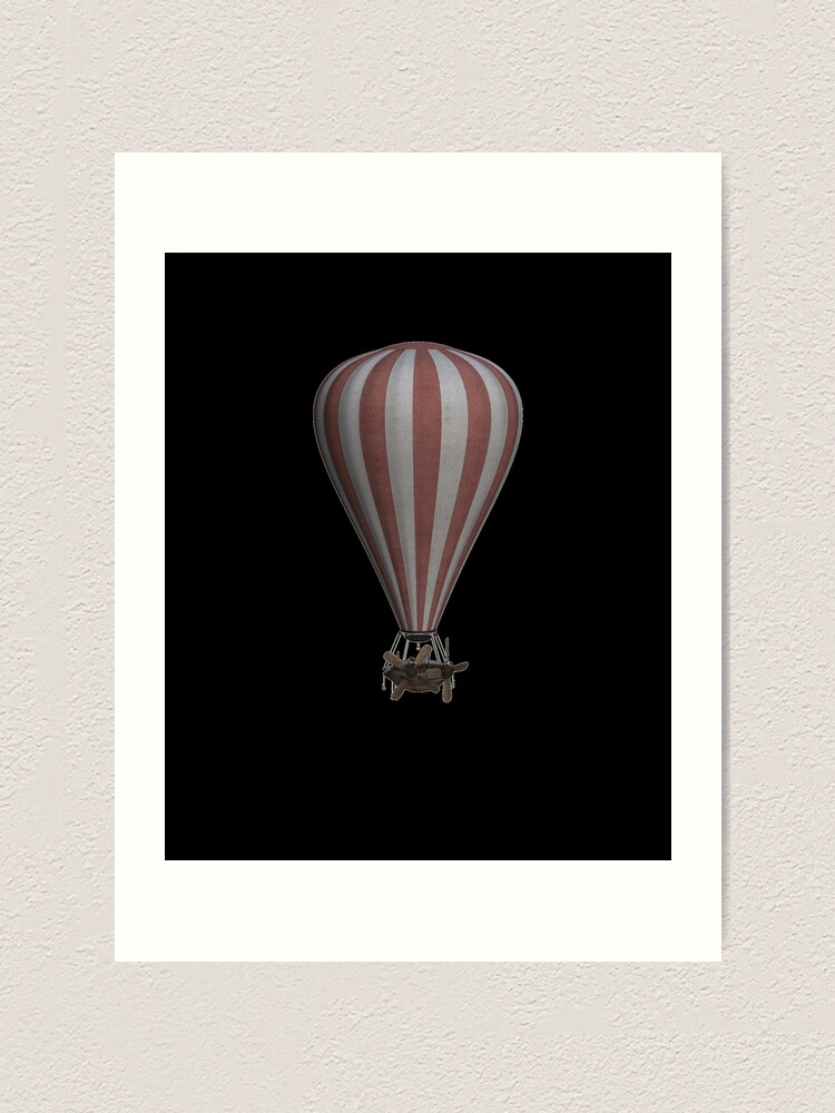 Alternate view of Steampunk Hot Air Balloon Airship Print Art Print