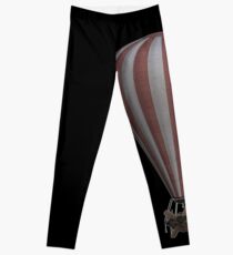Steampunk Hot Air Balloon Airship Print Leggings