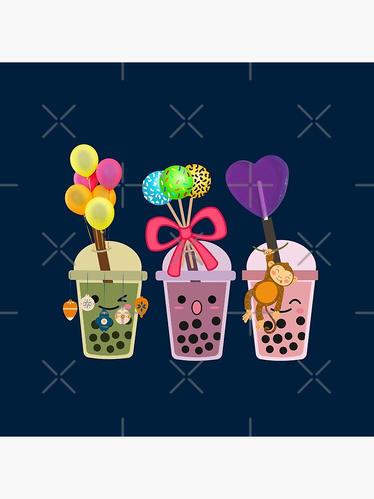 "Bubble Boba Tea" Poster for Sale by 4CoolKats Redbubble