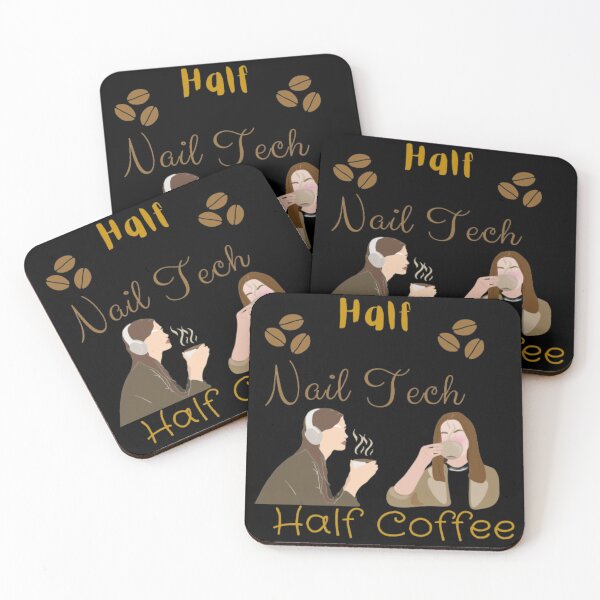 Item preview, Half Nail Tech Half Coffee designed and sold by Casa Barata.