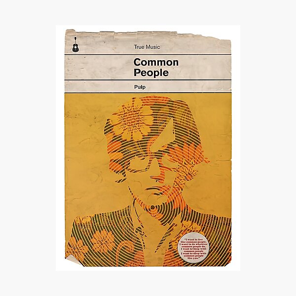 Common People Art Photographic Print