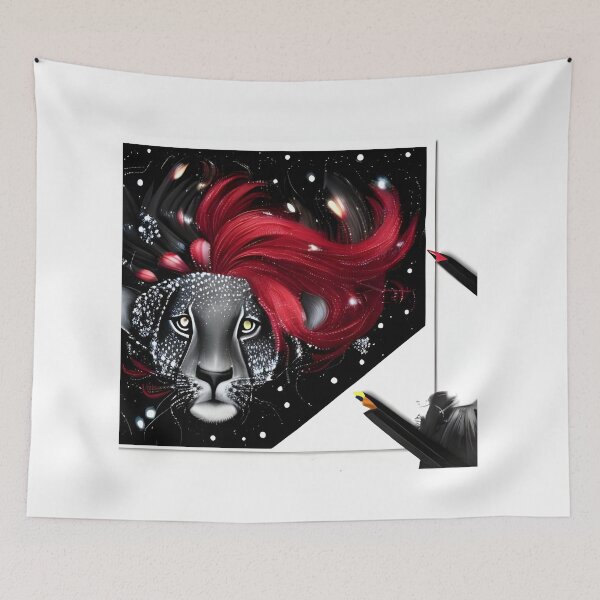 Item preview, Devotion Lion Pop Background designed and sold by AlanMaiccon.