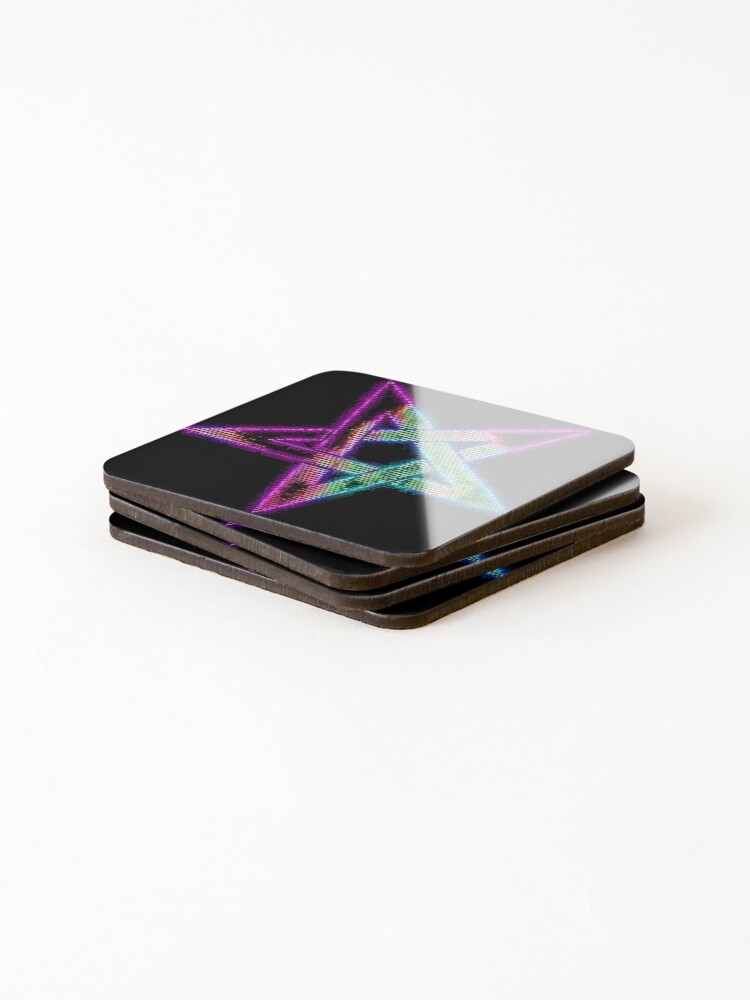 Thumbnail 4 of 5, Coasters (Set of 4), The Great Inversion designed and sold by AgentSlimepunk.