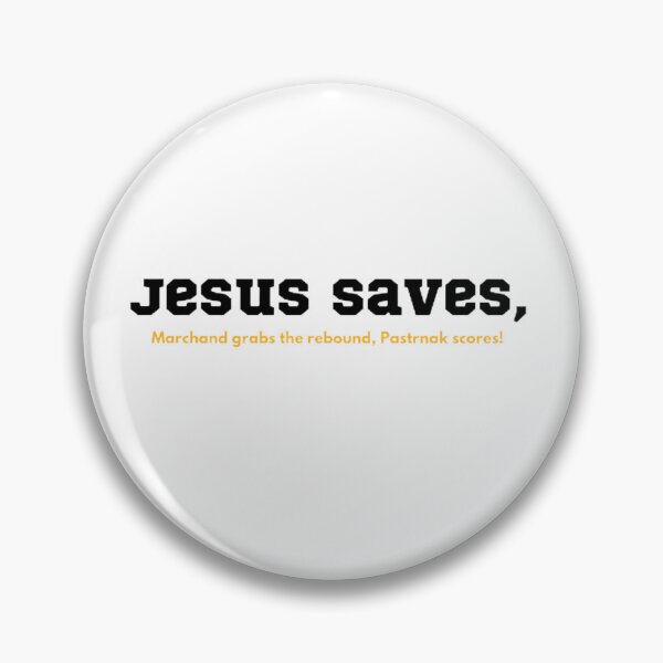 Item preview, Jesus Saves, Pastrnak Scores! designed and sold by BradburyWorx.