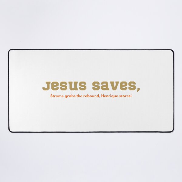 Item preview, Jesus Saves, Henrique Scores! designed and sold by BradburyWorx.