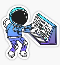 Synth Astronaut Sticker