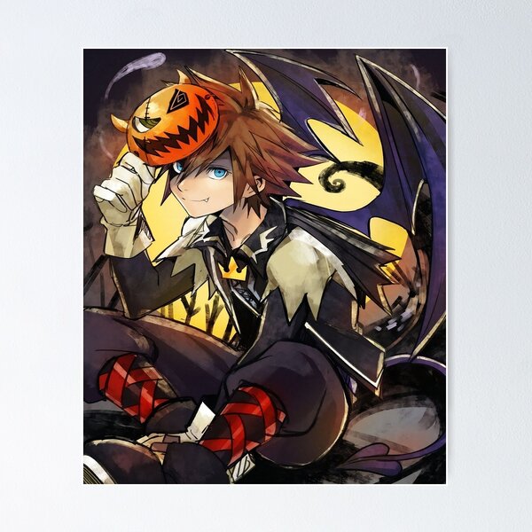 Vista previa del artículo con la obra «corazones del reino kh3 arte sora», diseñado y vendido por romepleione.