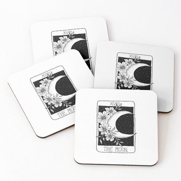 Item preview, The Moon Tarot Card designed and sold by STAYSHARPDESIGN.