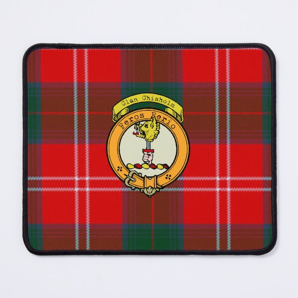 Item preview, Chisholm Scottish Tartan and Crest designed and sold by BagTown Clans.