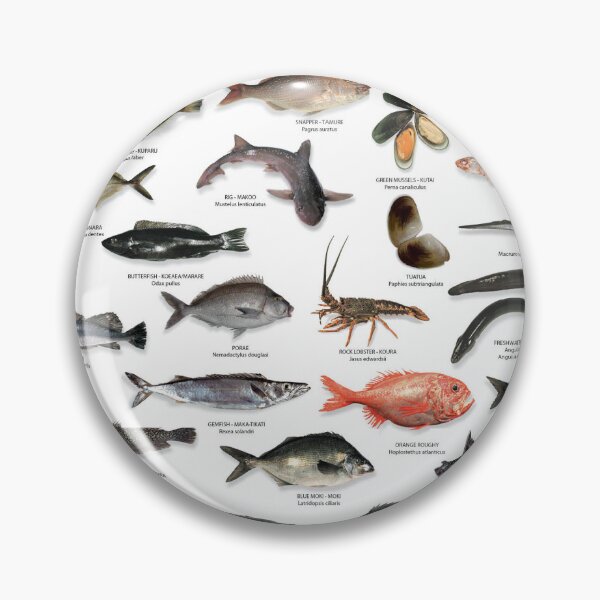 Item preview, NZ fish species  designed and sold by Tehomuera.