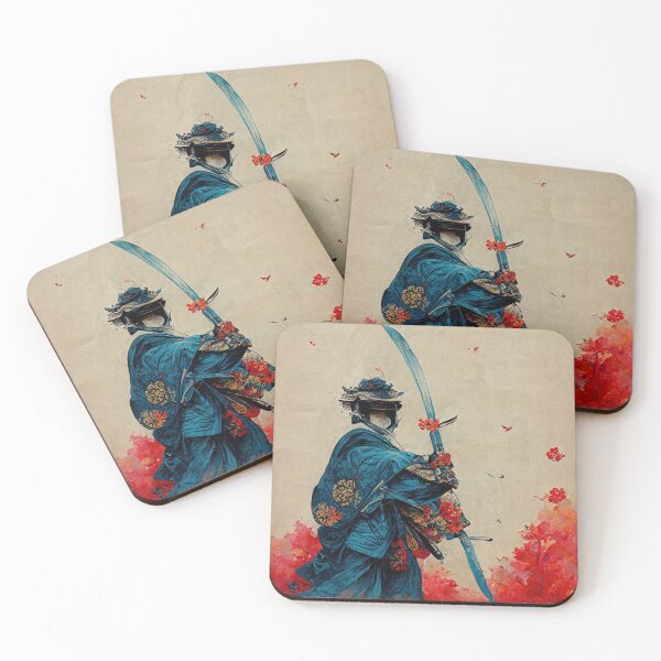 Item preview, Samurai Warrior with Katana in Hand designed and sold by Valro.
