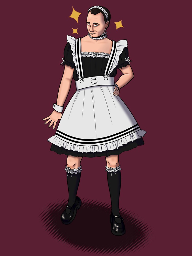 "Peter Venkman in Maid Outfit Bill Murray Ghostbusters " Tshirt for