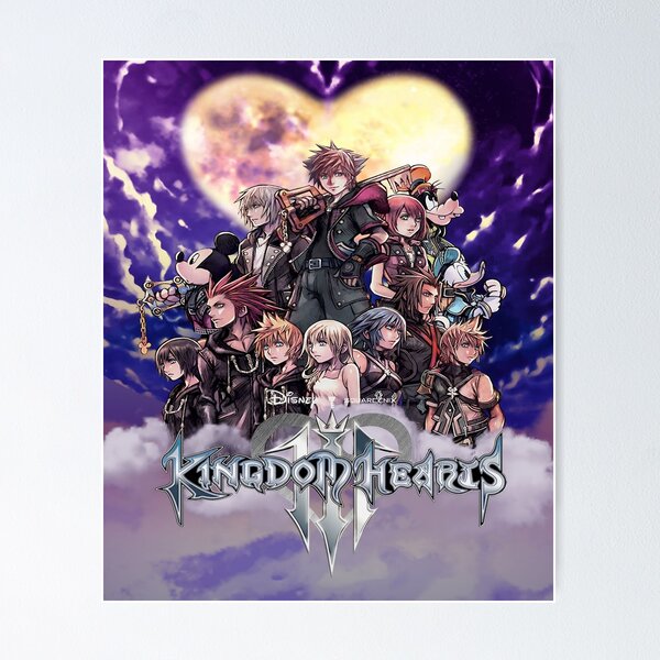 kingdom hearts kh3 character art Poster