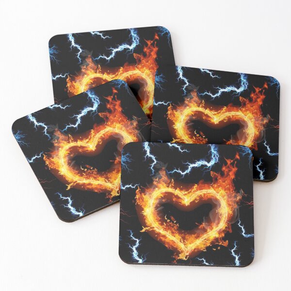 Item preview, lightning heart  designed and sold by johnnyssandart.
