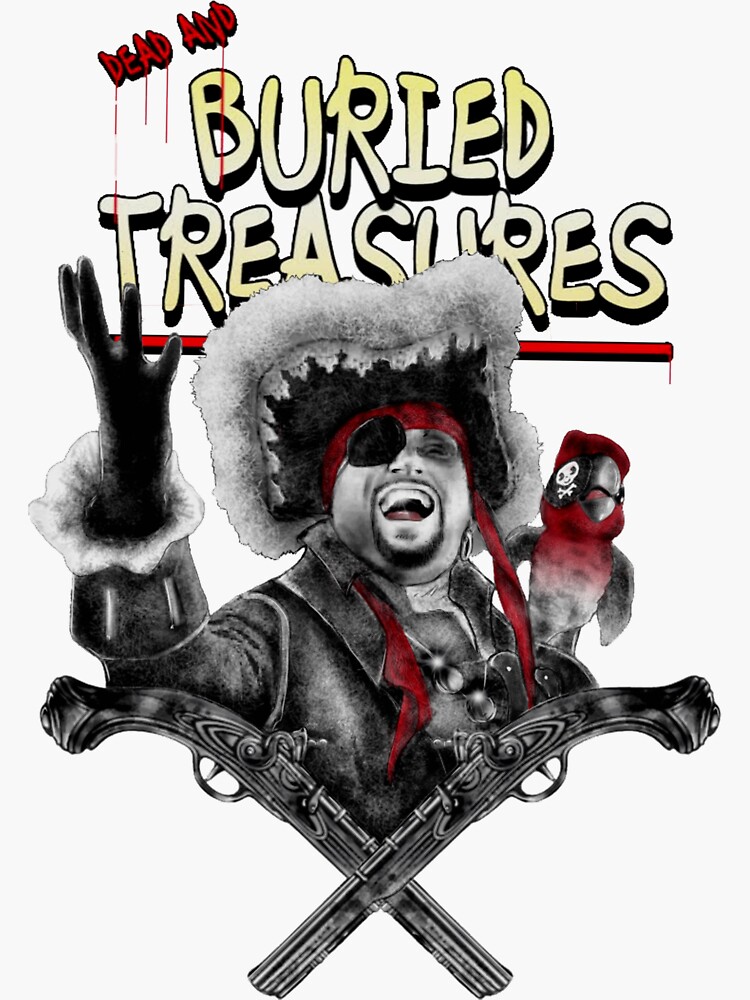 Dead And Buried Treasures Drake And Jack Sticker For Sale By Calicodrake Redbubble 