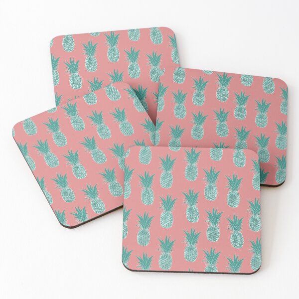 Item preview, Pineapple Sorbet (pink) designed and sold by The Wallpaper Files.
