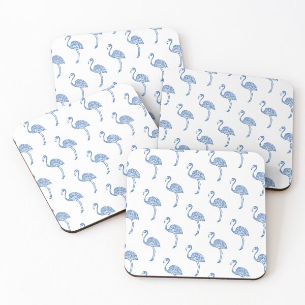 Item preview, American Flamingo (blue) designed and sold by The Wallpaper Files.